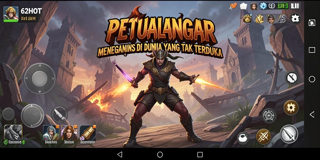 Tampilan gameplay mendebarkan dalam <strong>62HOT</strong> yang penuh tantangan.
