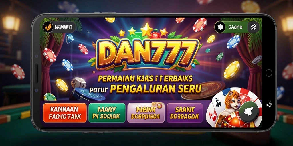 Tampilan menarik dari gameplay Kasino di DAN777.
