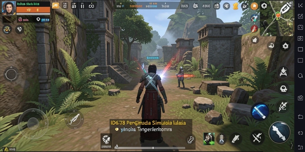 Screenshot gameplay dari ID678 menunjukkan aktivitas simulasi yang seru.