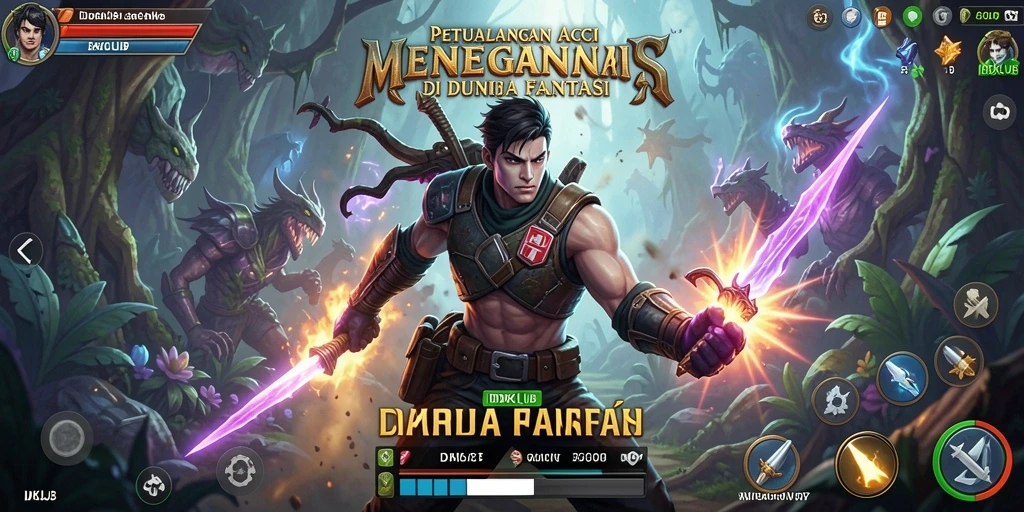 Tampilan gameplay ARPG yang menegangkan di IDKLUB.