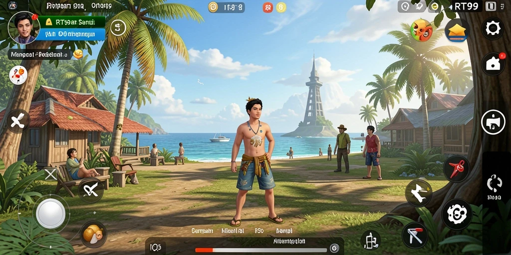 Screenshot gameplay RT99 menampilkan momen seru dalam permainan.