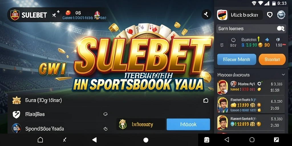 Screenshot menunjukkan antarmuka aplikasi SULEBET saat memasang taruhan.
