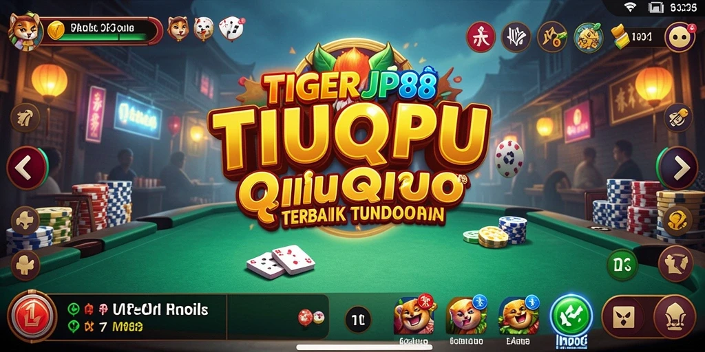 Tampilan gameplay seru dari TIGERJP88 dalam permainan QiuQiu.
